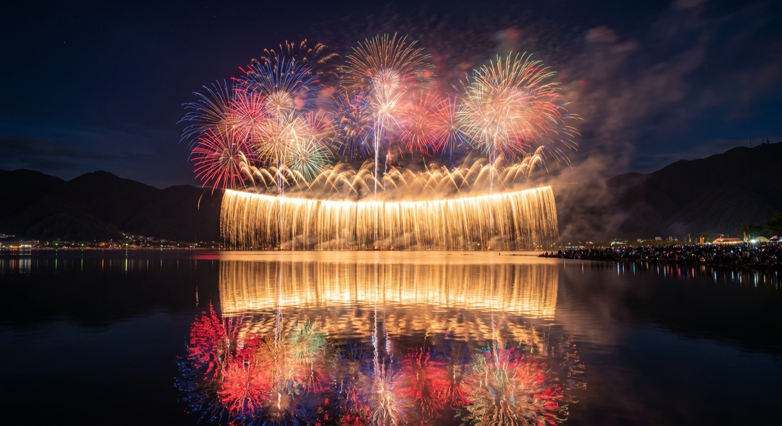 諏訪湖祭湖上花火大会