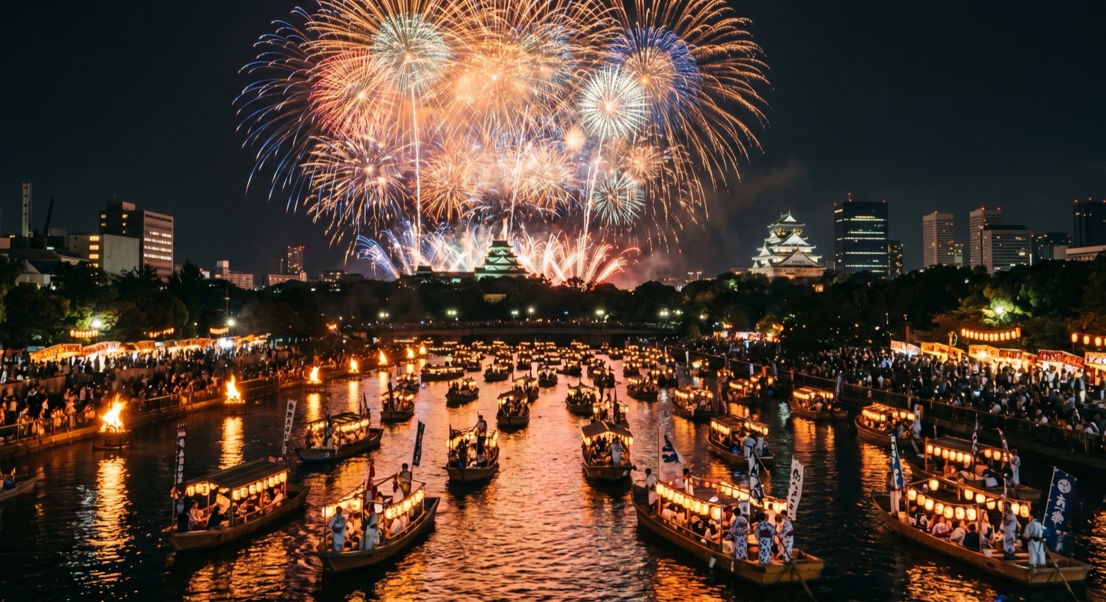 天神祭奉納花火