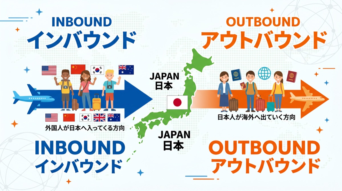 インバウンドとアウトバウンドの違い